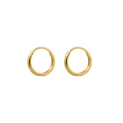 9ct Yellow Gold Huggies 10mm & 12mm