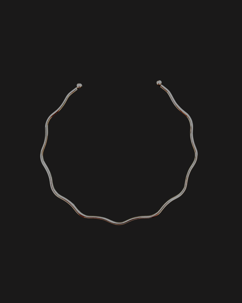 Solid Silver Handmade Collar