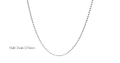 Ball Chain 2.5mm silver
