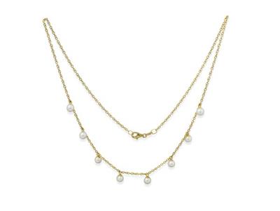 By The SeaSide- Pearl 9ct Yellow Gold pearl necklace