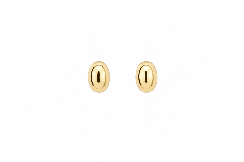 Gold Drop Studs desinged and made in-house