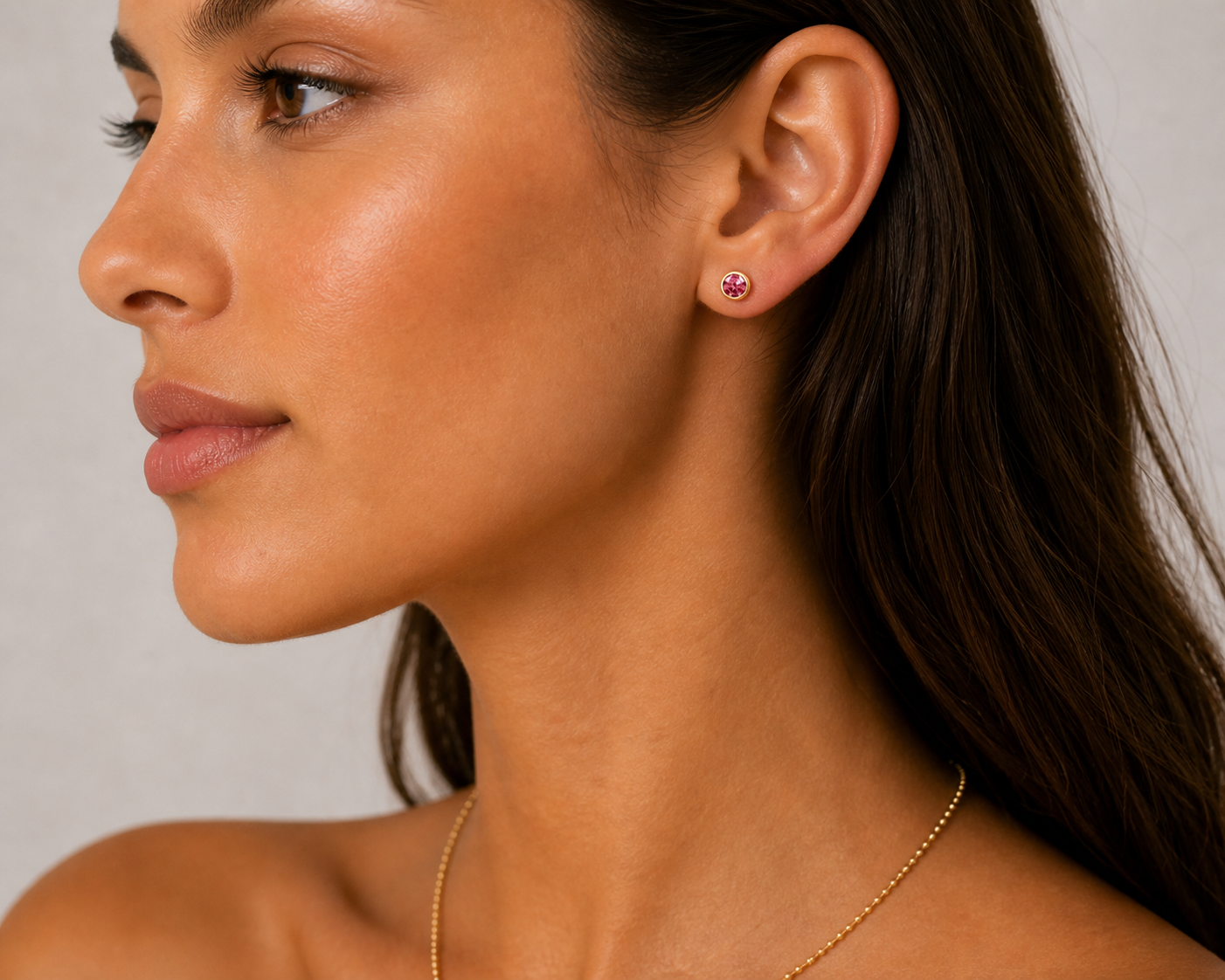 Gem Stone Studs