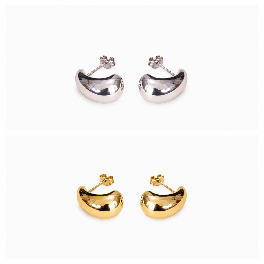 Half Moon Cresent earrings- Designed in house
