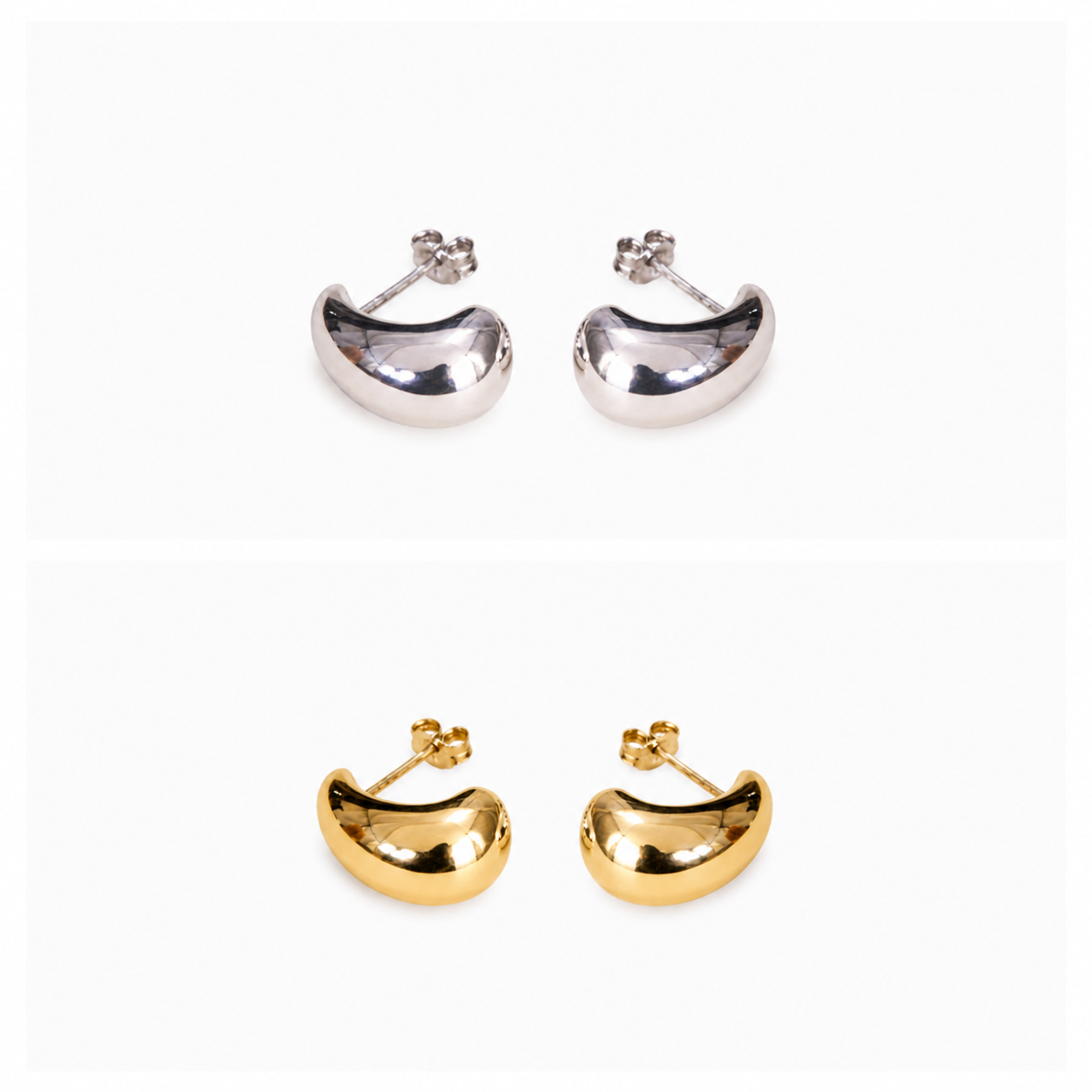 Half Moon Cresent earrings- Designed in house
