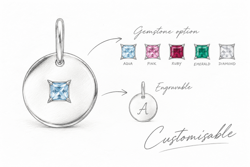 Customizable Disc Pendant