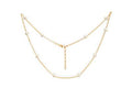 By The SeaSide- Necklace with Pearl on chain