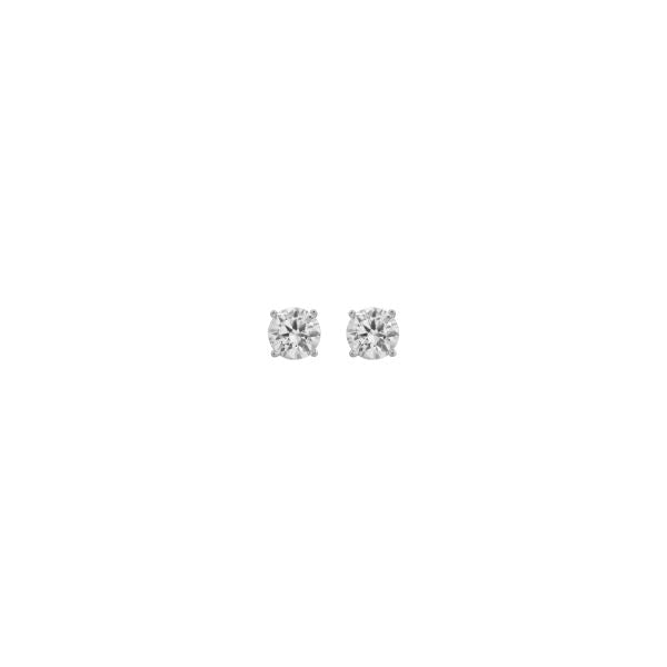 3mm CZ White Silver Studs
