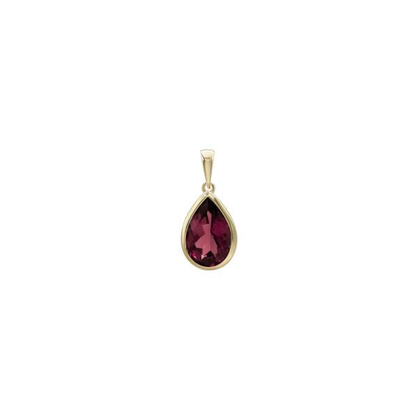 Pear Drop - Garnet Pendant